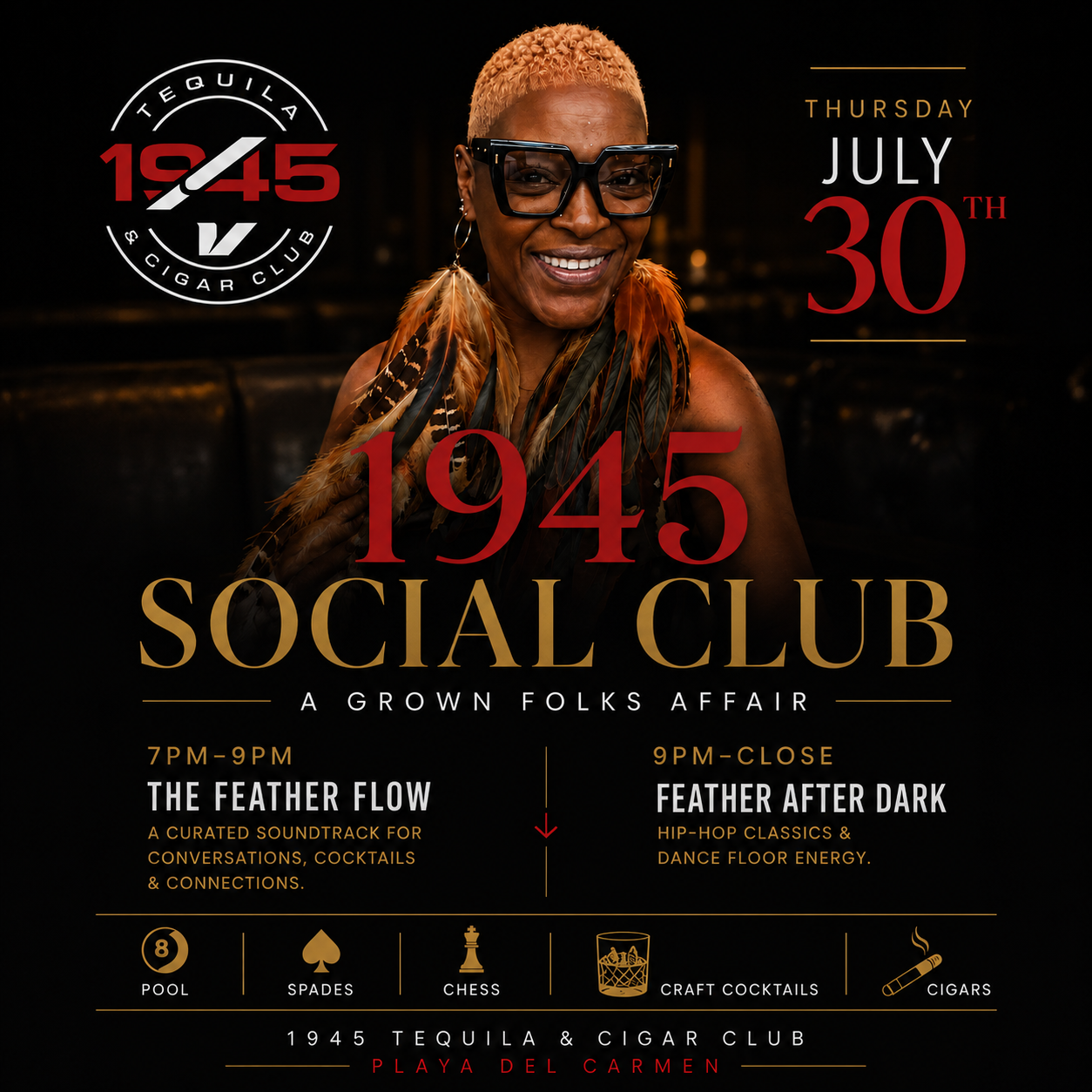 1945 Social Club: A Grown Folks Affair event flier